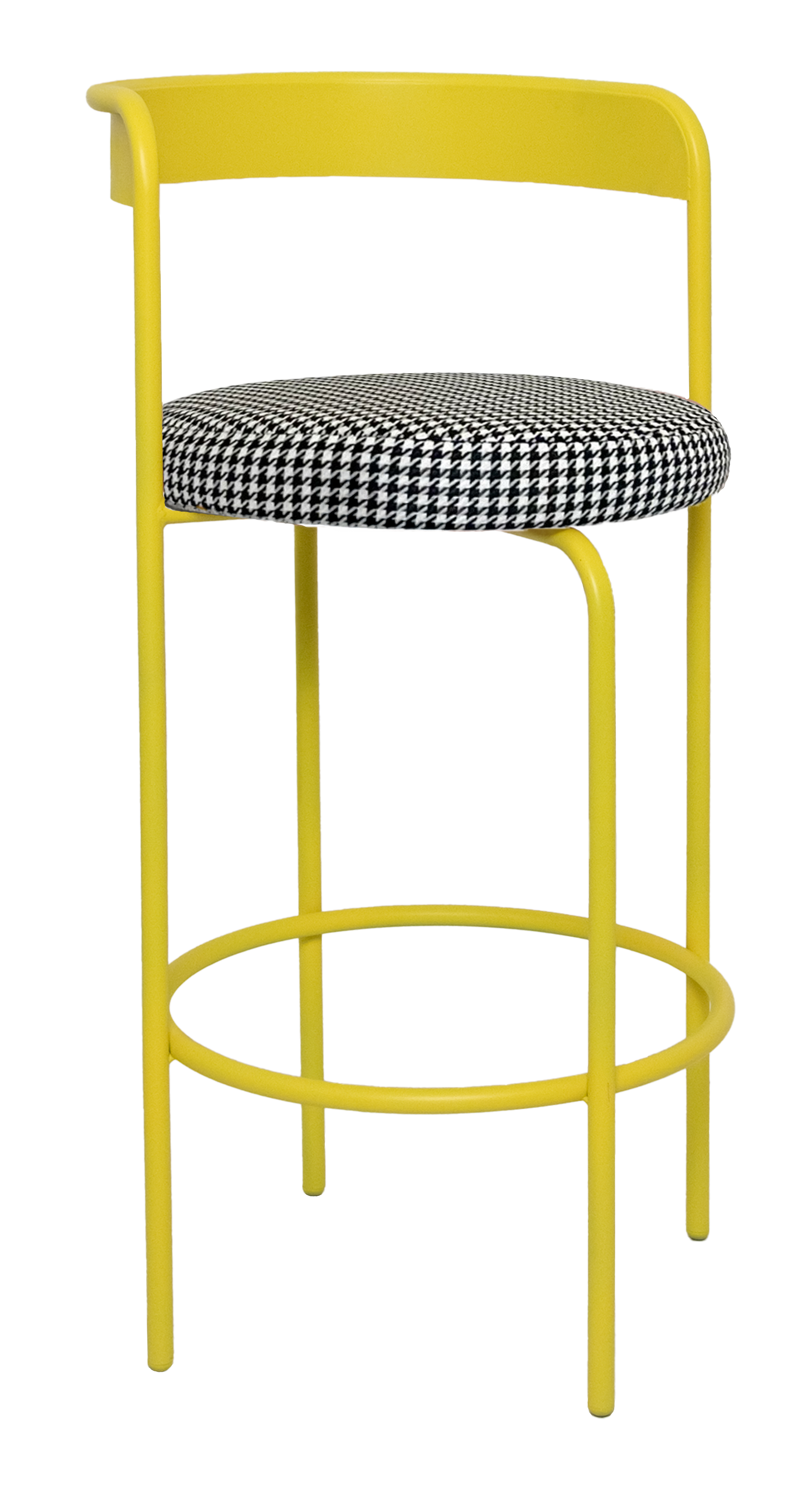 Стул барный Колори, Лимонный капкейк + Гусиная лапка