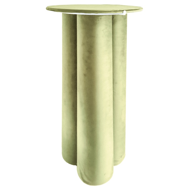 Коктейльный стол Сквош весенняя зелень, велюр 