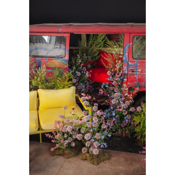 Кресло Huggi, Красный бархат + Red Teddy - Фото 5