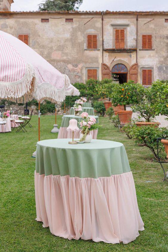 Скатерть двухцветная, пошив на заказ 