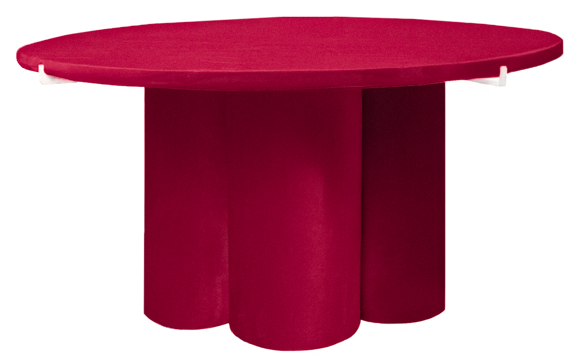 Журнальный столик Сквош, Малиново-красный