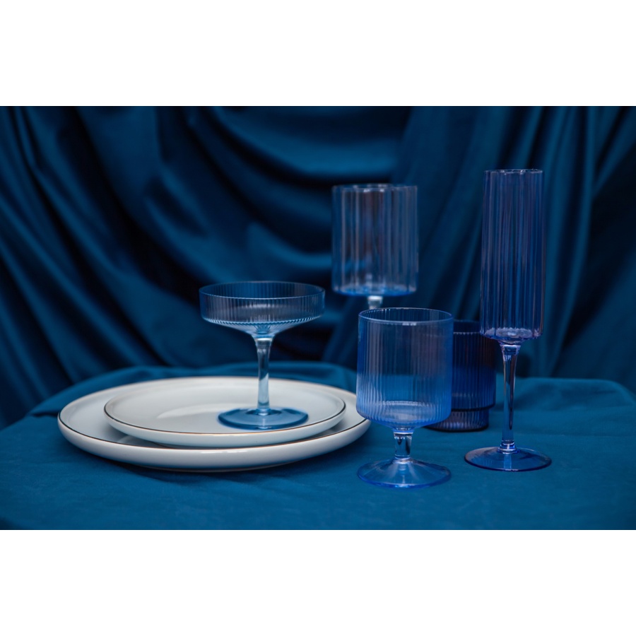 Синий велюр, сапфир - Фото миниатюра 2