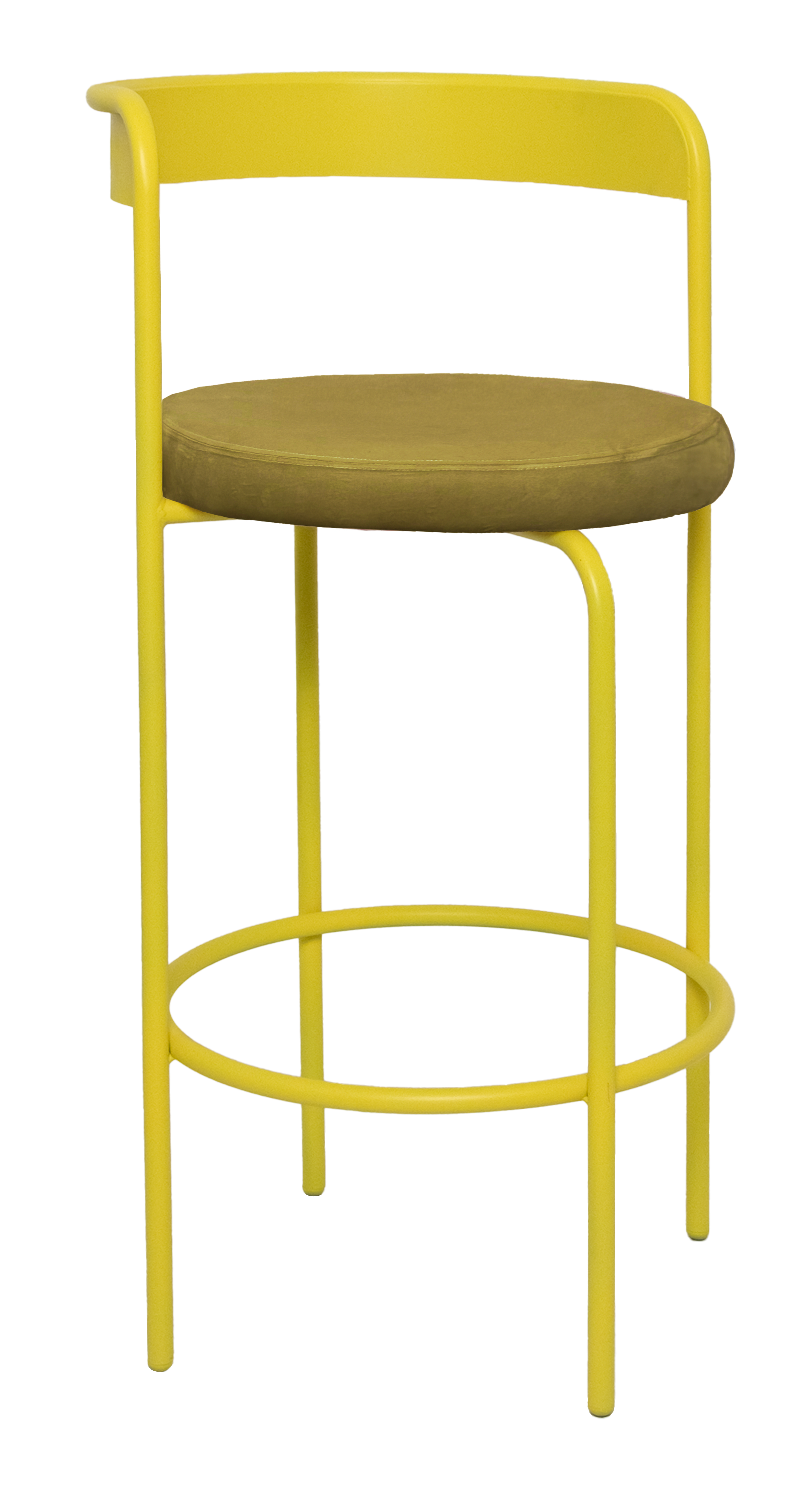 Стул барный Колори, Лимонный капкейк + Золотая охра