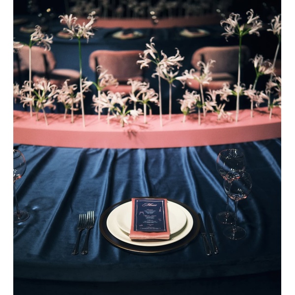 Скатерть велюр, прямоугольная, сапфировая XL - Фото 7