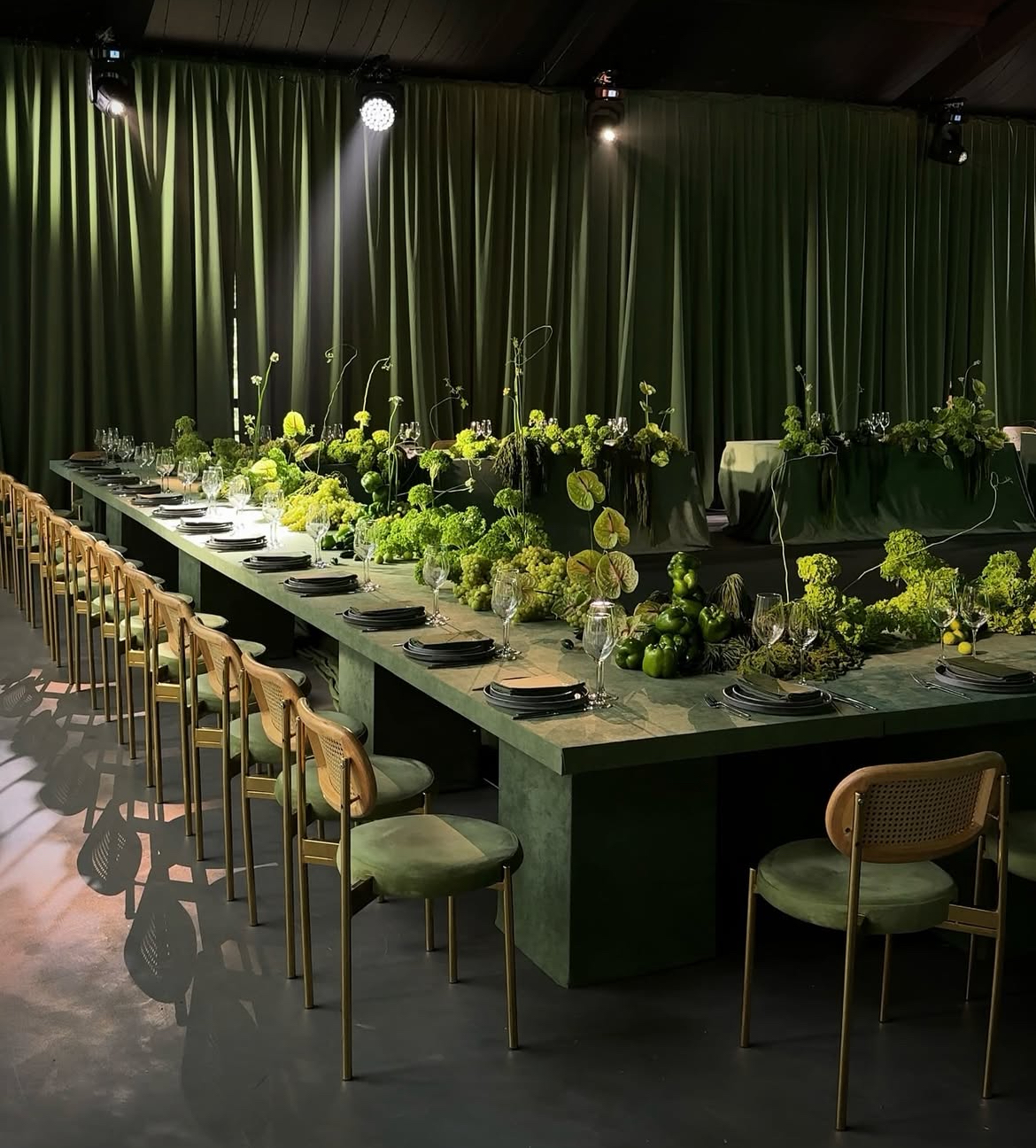 Стул Модерн Золото, Натуральный ротанг + Матча