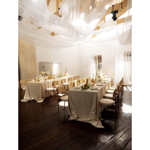 Скатерть велюр, прямоугольная, кремовый бисквит ХЛ - изображение 7