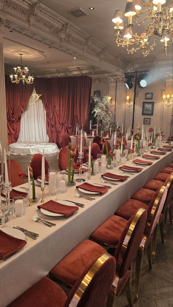 Стул Вашингтон Золото, велюр терракотовый