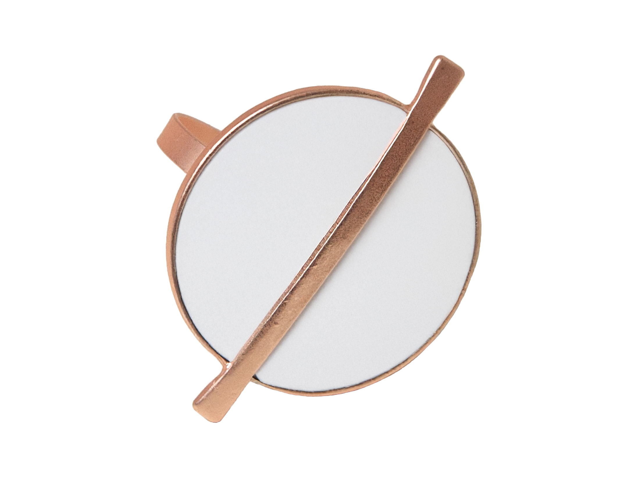 Кольцо для салфетки Баттон, белое