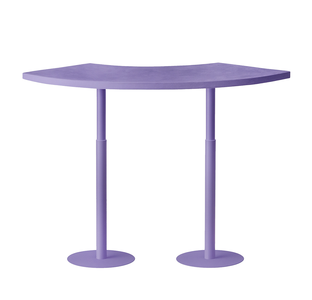 Стол коктейльный Twist Serpent S, violet ice cream+pale orchid (телескопические ноги) - Фото миниатюра 1