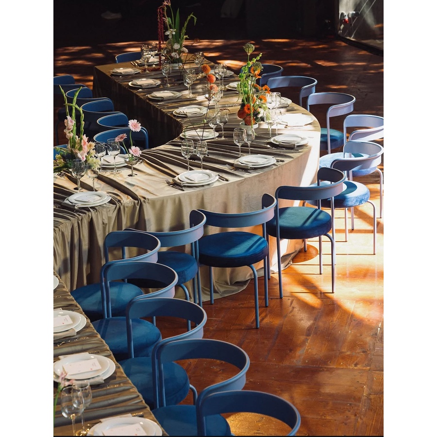 Стул Colorie, Черничный йогурт + Teal - Фото миниатюра 3