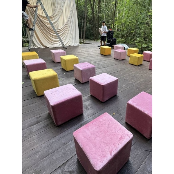 Пуф квадратный, велюр, Mango Cube - Фото 3