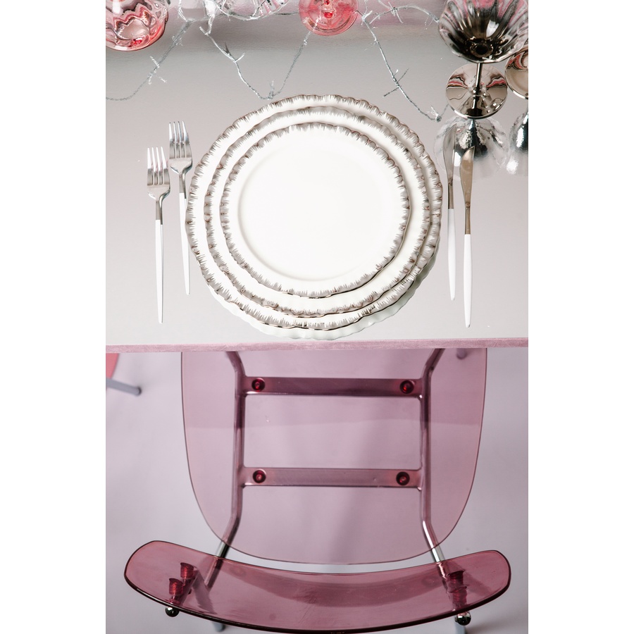 Сервировочная тарелка Sunflower silver - Фото миниатюра 4