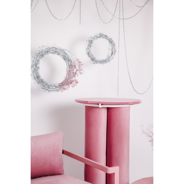 Коктейльный стол Сквош Куколка велюр  - изображение 5