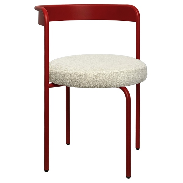 Стул Колори, Красный бархат + Тедди