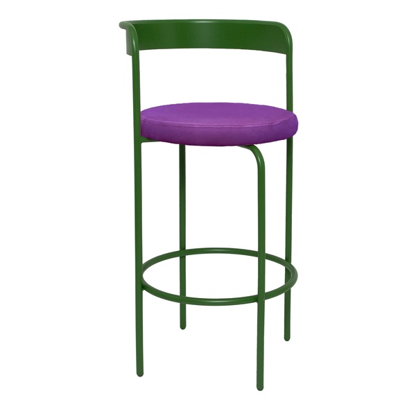 Стул барный Колори, Фисташковое пралине + Таинственный фиолетовый