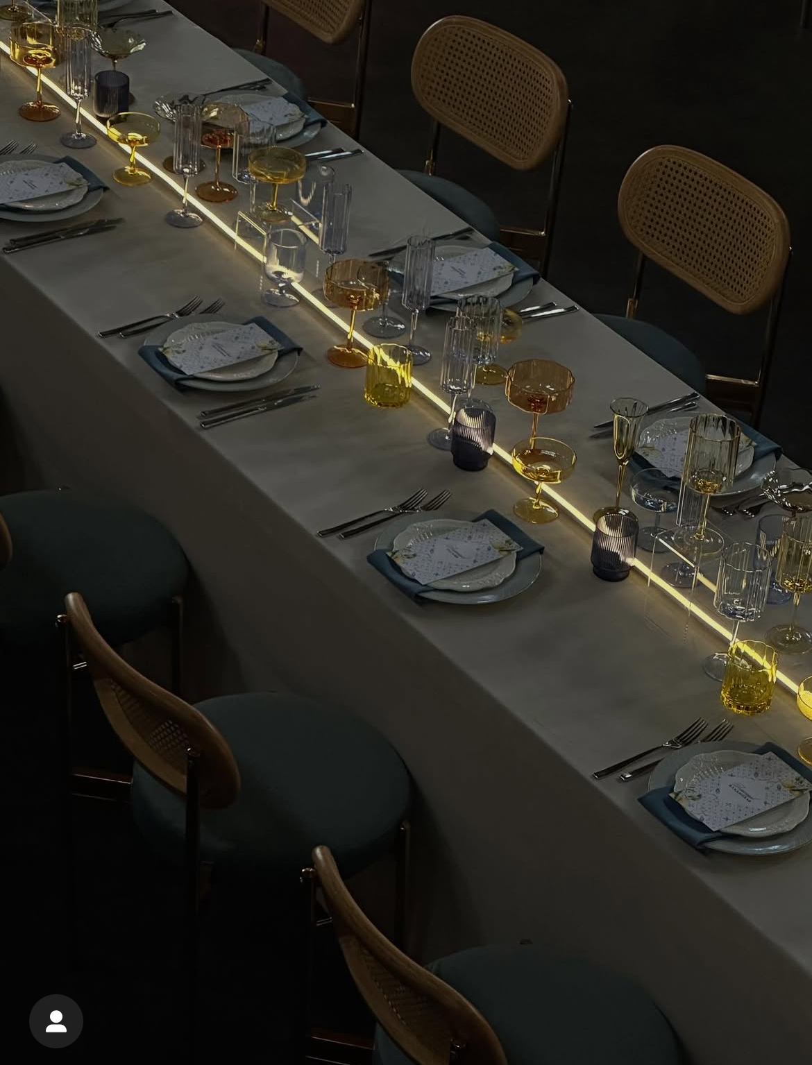 Стул Модерн Золото, Натуральный ротанг + Немного голубого