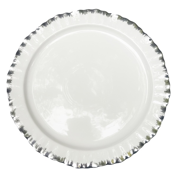 Сервировочная тарелка Sunflower silver - Фото 1