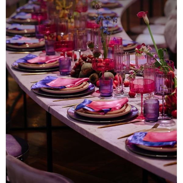 Салфетка двухсторонняя Кручу-верчу, Королева флирта, розово-фиолетовая - изображение 7