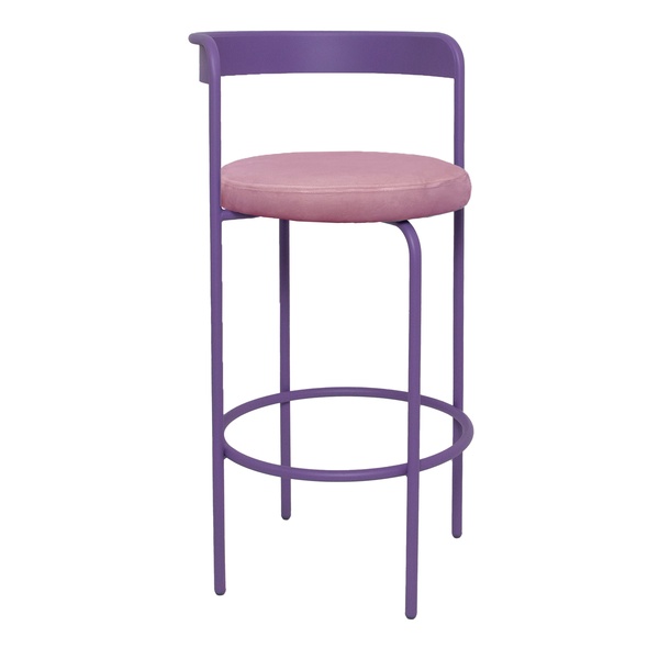 Стул барный Колори, Фиалковое мороженое + Куколка