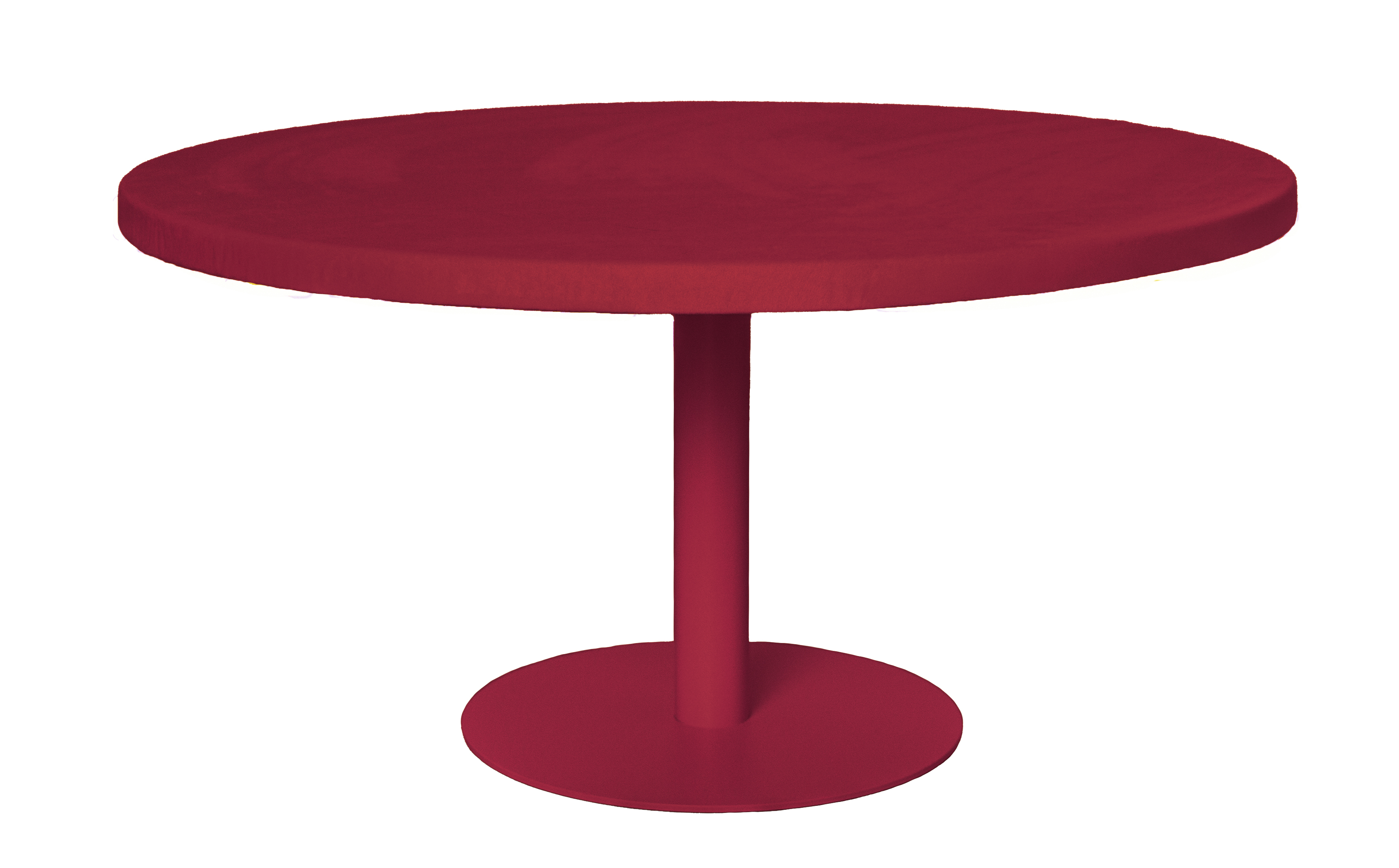 Стол Твист Круглый 43см + столешница, 90 см Пьяная вишня