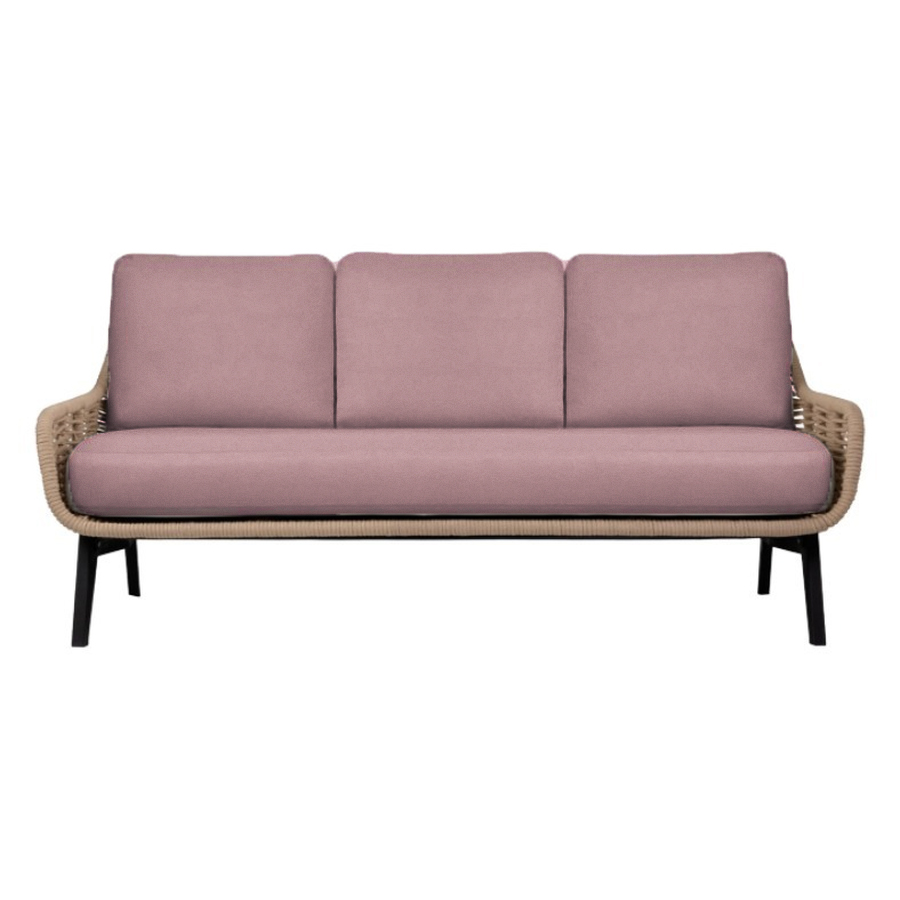 Диван трехместный The One пыльно-розовый - Фото миниатюра 1