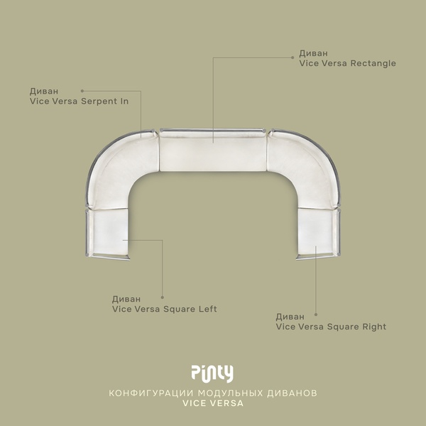 Диван Vice Versa Serpent Out,Yellow Submarine - Фото 4