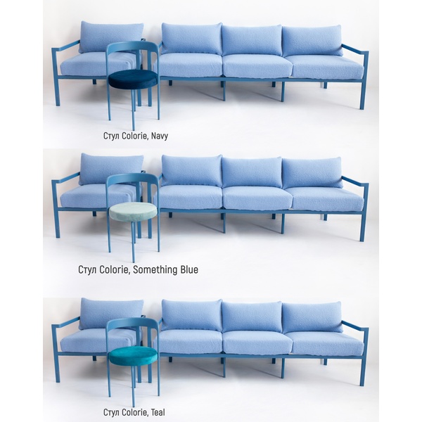 Диван Huggi L, Черничный йогурт + Blue Teddy - Фото 3