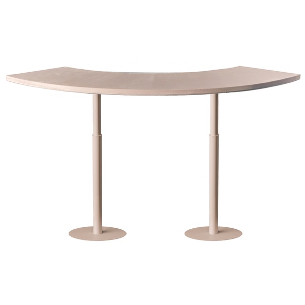 Стол коктейльный Twist Serpent M, Кремовый бисквит  (телескопические ноги)  - Фото 1