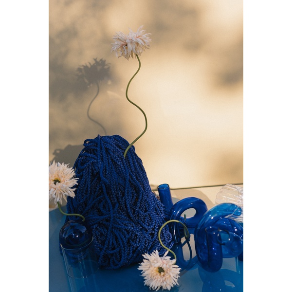 Стеклянная вазочка Пайпер синий электрик - изображение 4