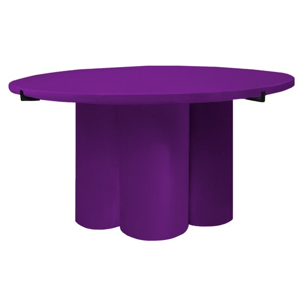 Журнальный столик Сквош, Таинственный фиолетовый велюр