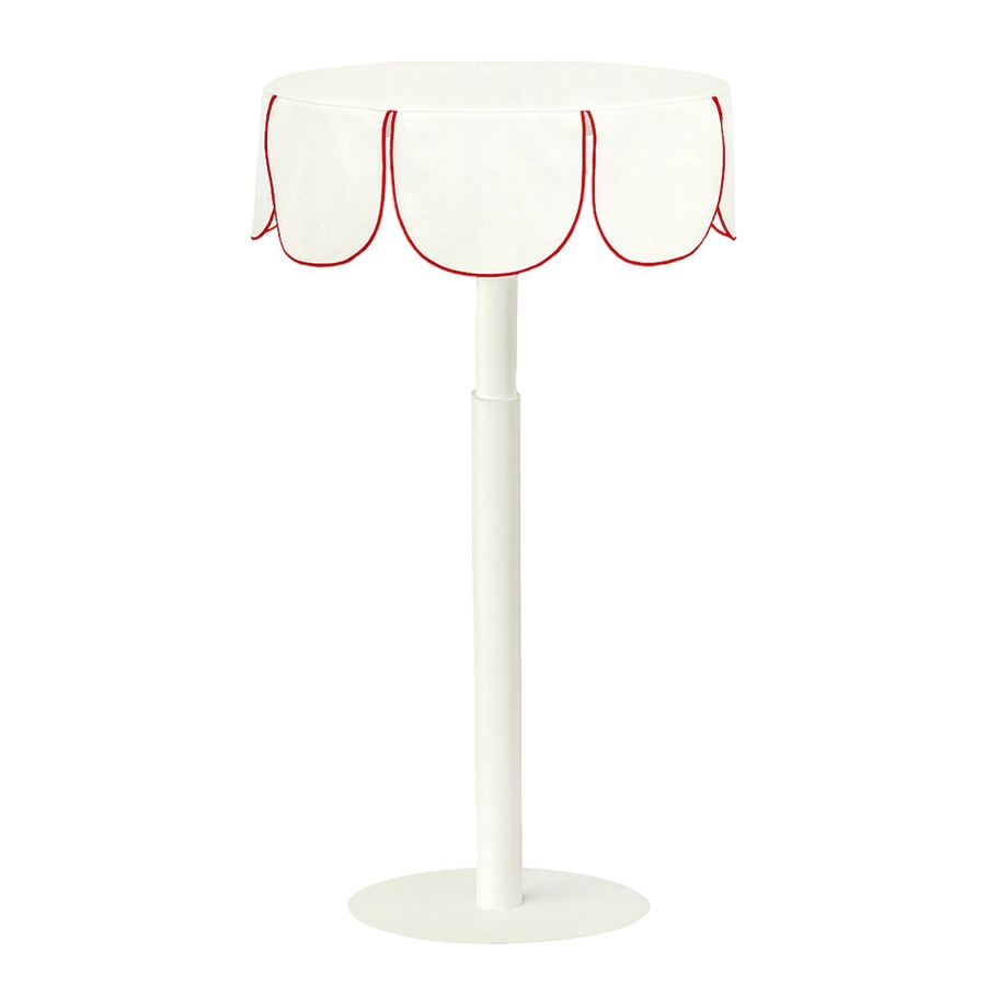 Стол "Yes, Caap" Twist Circle, рафаэлло +  milky way, велюр (телескопическая нога)   - Фото миниатюра 1