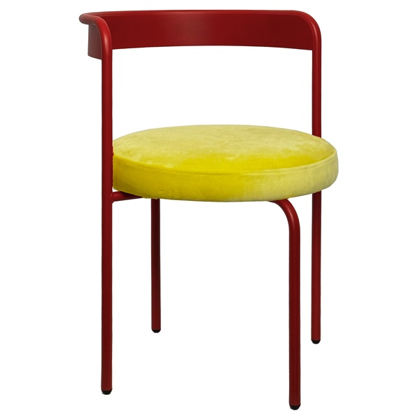 Стул Колори, Красный бархат + Желтая субмарина