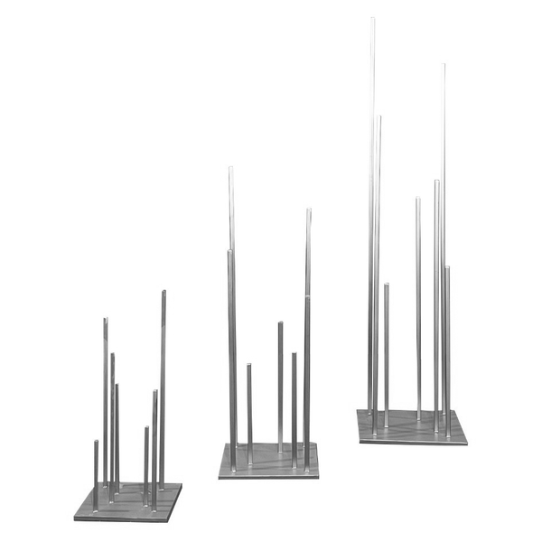 Сет стоек Еж С - Л, серебро перекрас - изображение 3