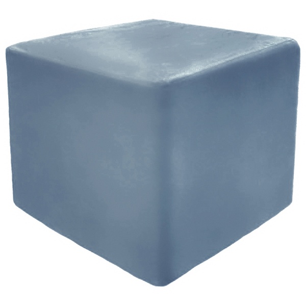 Пуф квадратный, велюр, Blue - Фото 1