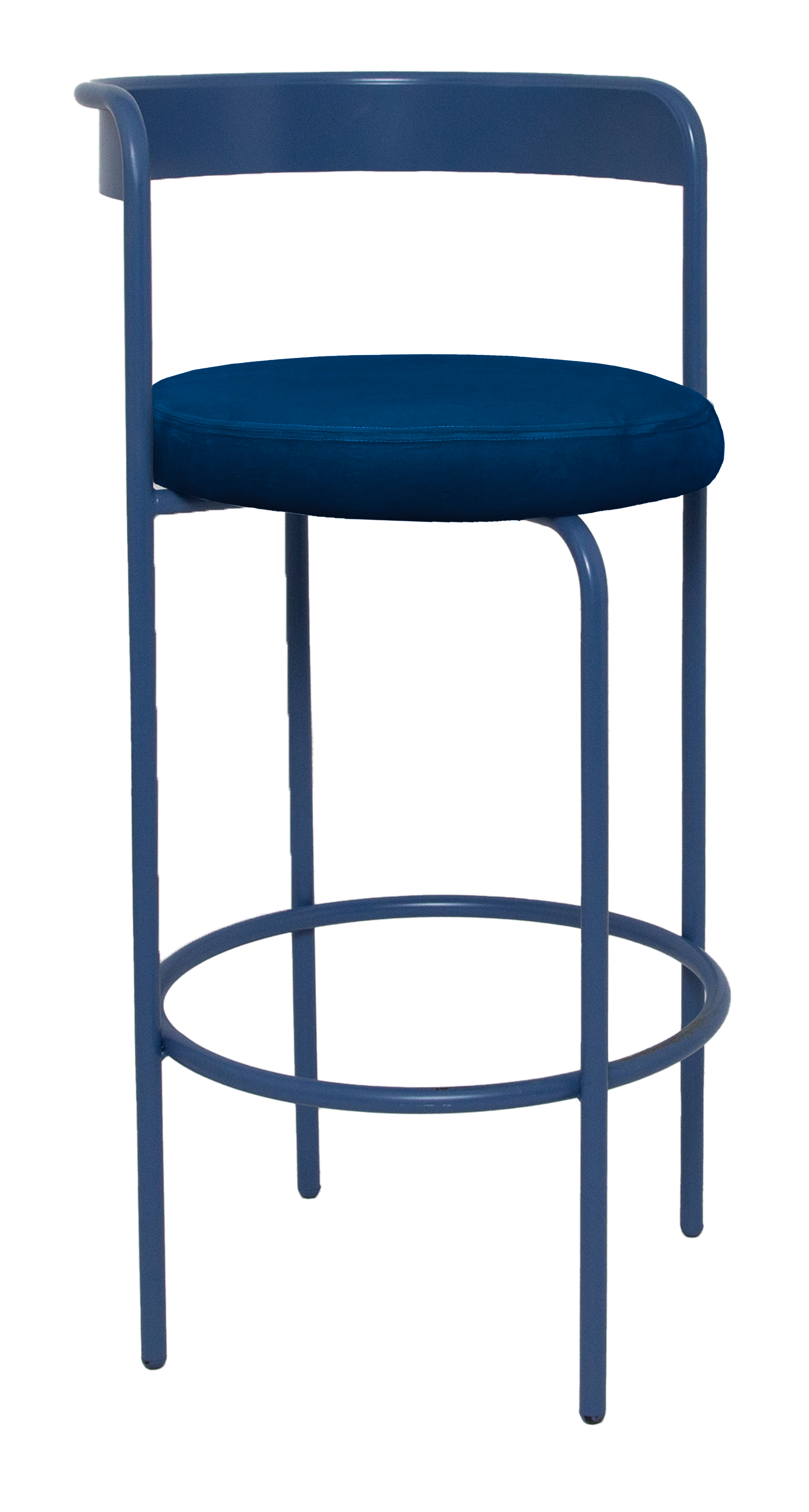 Стул барный Колори, Черничный йогурт + Глубокий синий