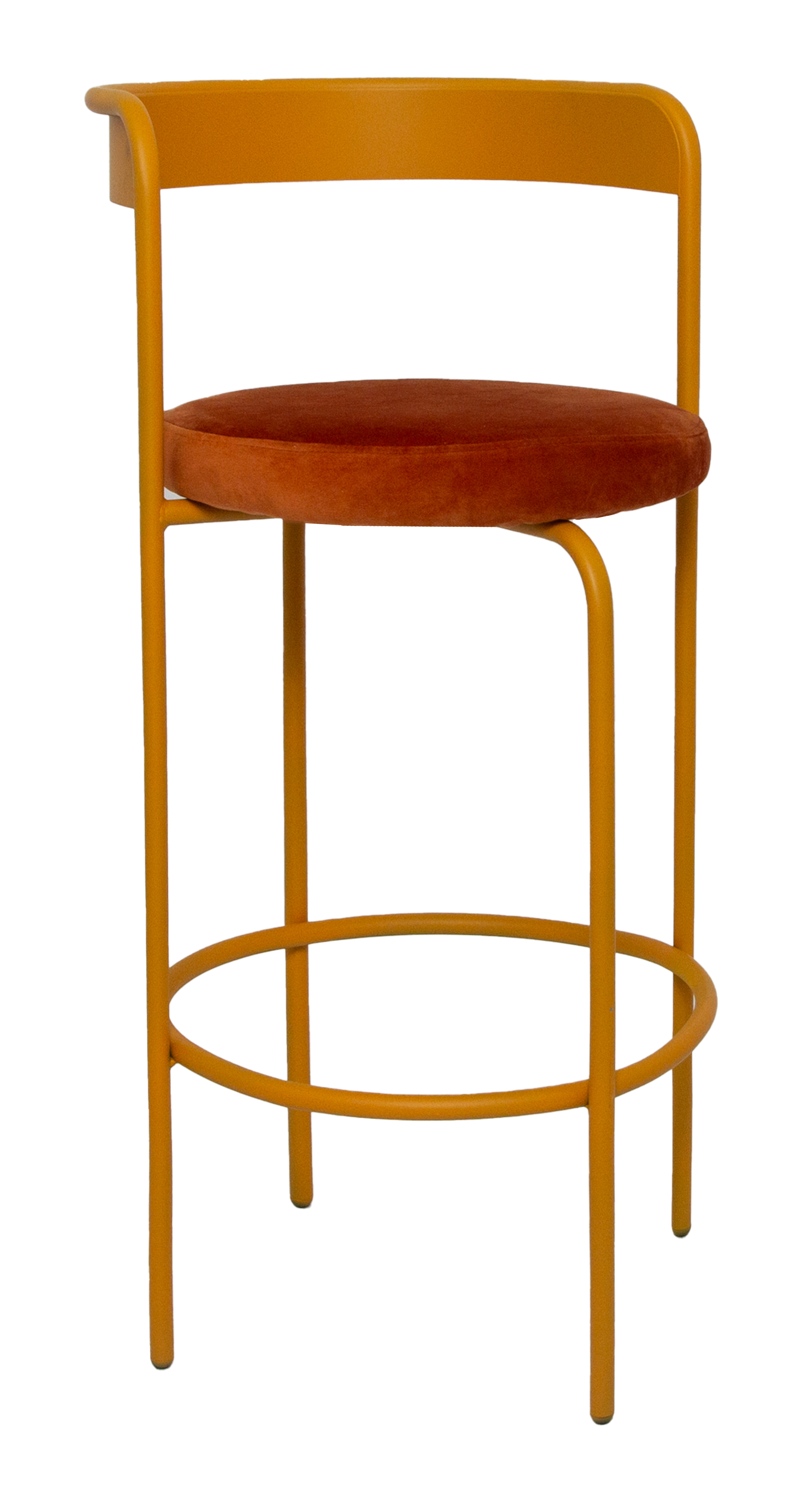 Стул барный Колори, Тыквенный тарт + Терракотовый