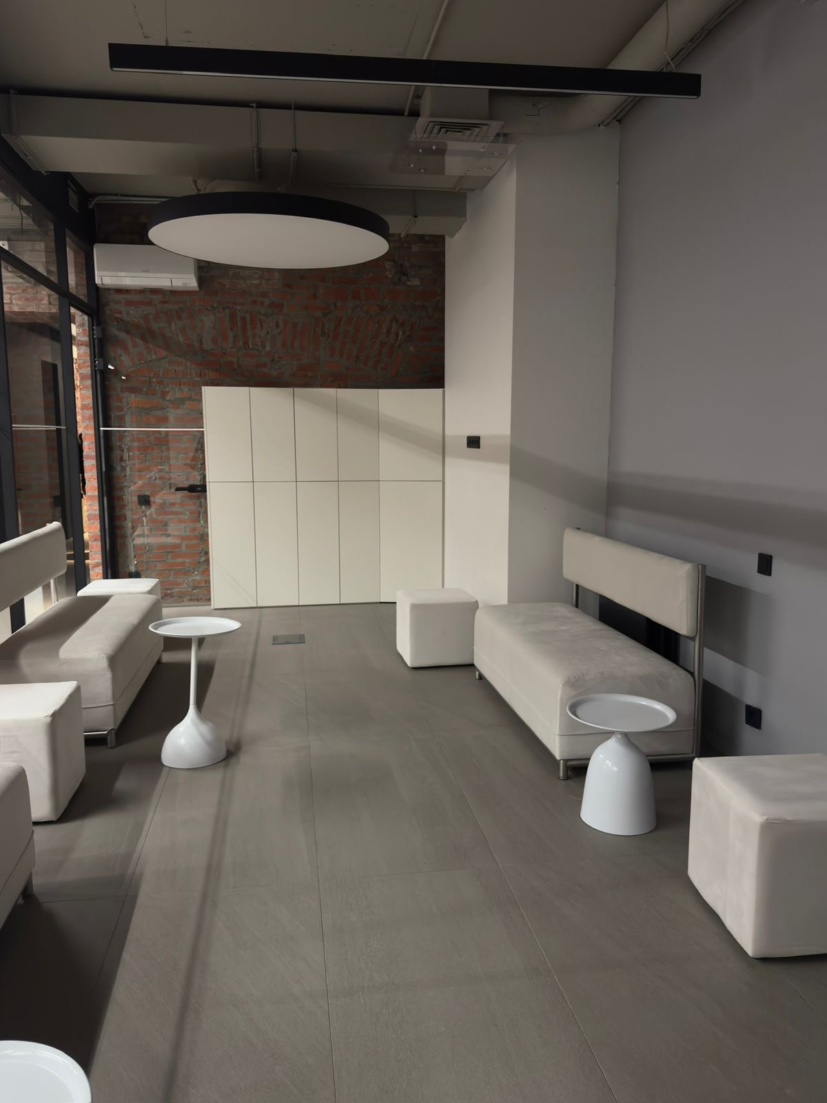 Пуф квадратный Точка, велюр, Млечный путь