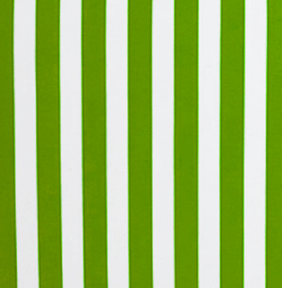 Чехол на Пуф квадратный Точка, зелено-белая полоска 