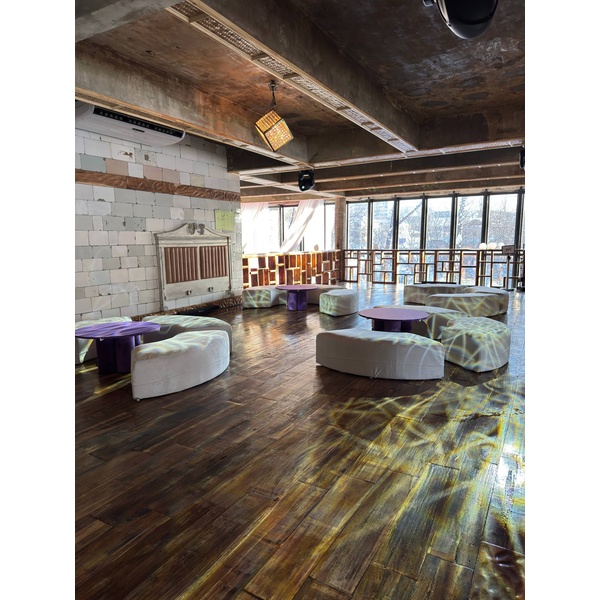 Журнальный столик Сквош, Таинственный фиолетовый велюр - Фото 3