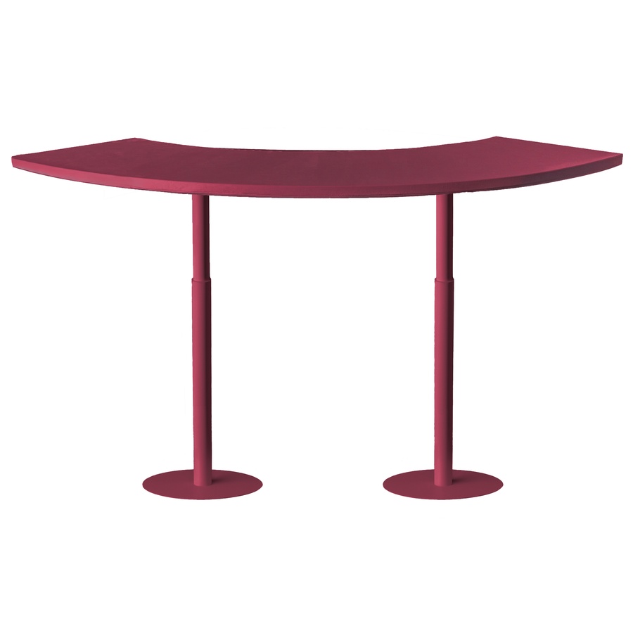 Стол коктейльный Twist Serpent M, пьяная вишня, (телескопическая нога)  - Фото миниатюра 1