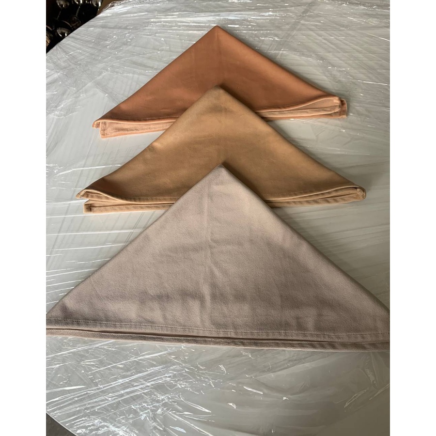 Салфетка велюр, нежный персик - Фото миниатюра 3