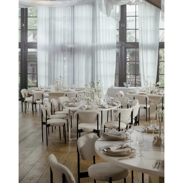 Стул Modern Silver, Natural Rotango + Milky Way - Фото 4