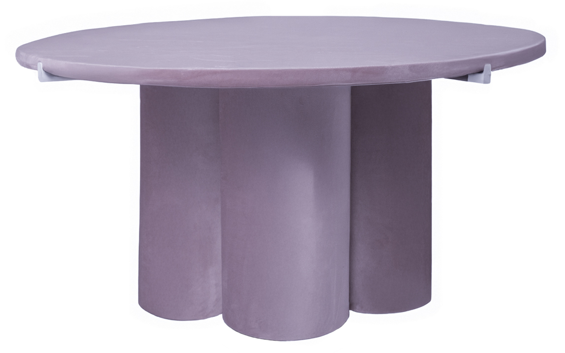 Журнальный столик Сквош, Нежная орхидея велюр