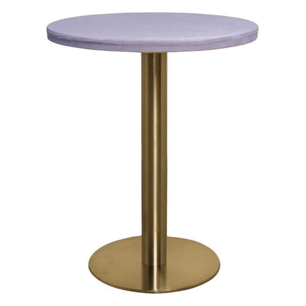 Стол Твист Круглый 67см, Золото + Нежная орхидея