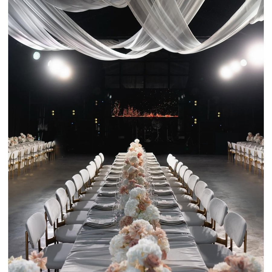 Скатерть велюр, прямоугольная, молочная ХЛ - Фото миниатюра 2