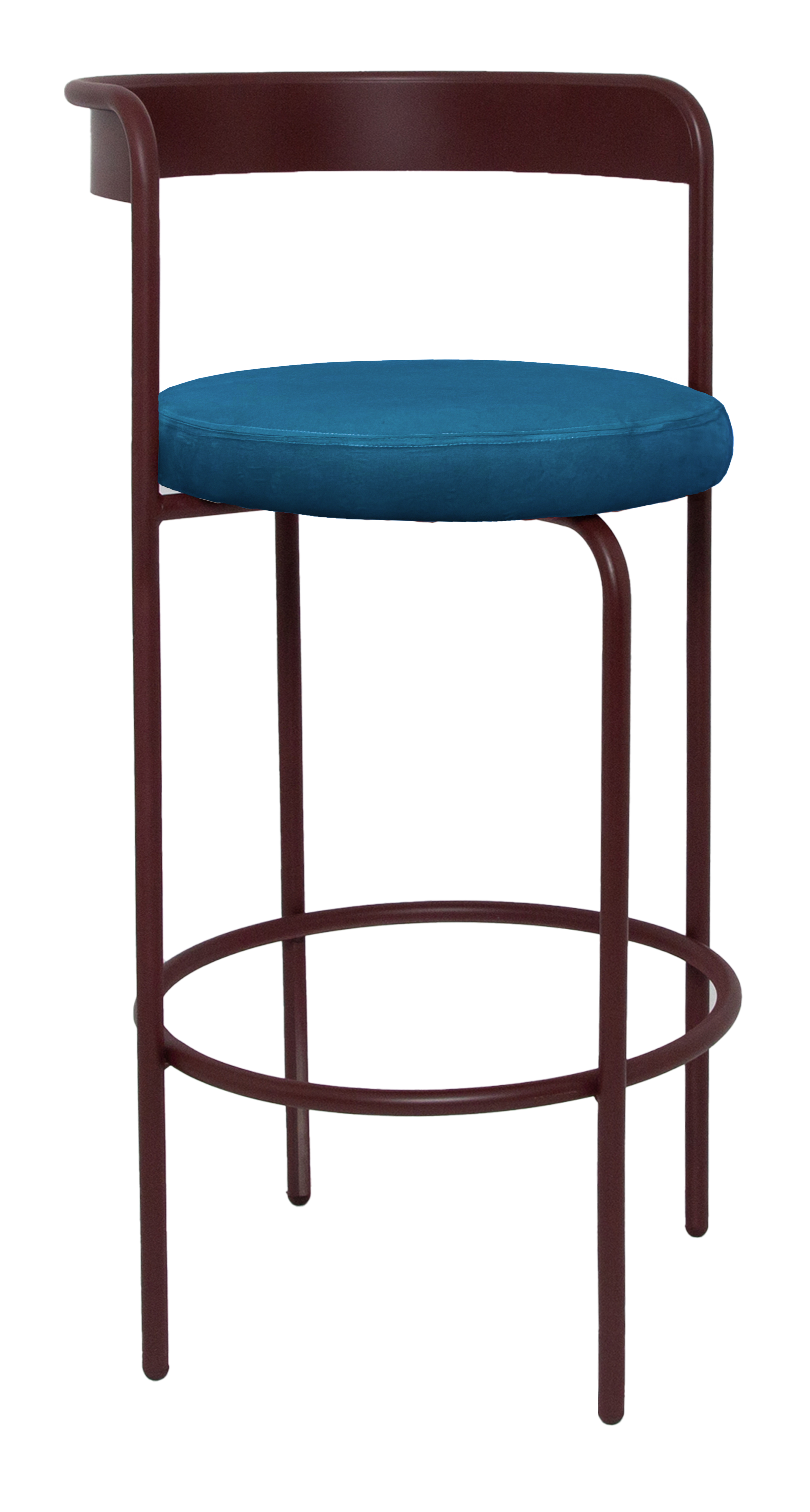 Стул барный Колори Бордо + Морская волна