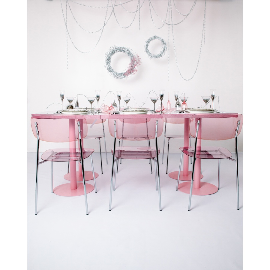 Стул Призм Серебро, Розовые очки - Фото миниатюра 5