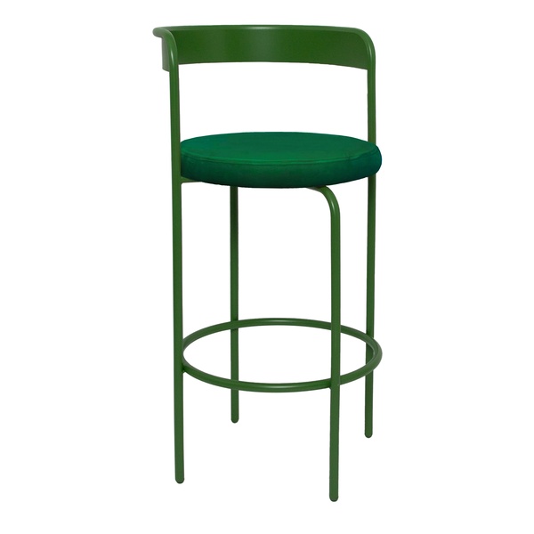 Стул барный Колори, Фисташковое пралине + Изумрудный