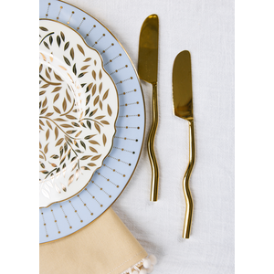 Столовые приборы Squash Gold, сет 4 предмета - Фото 5