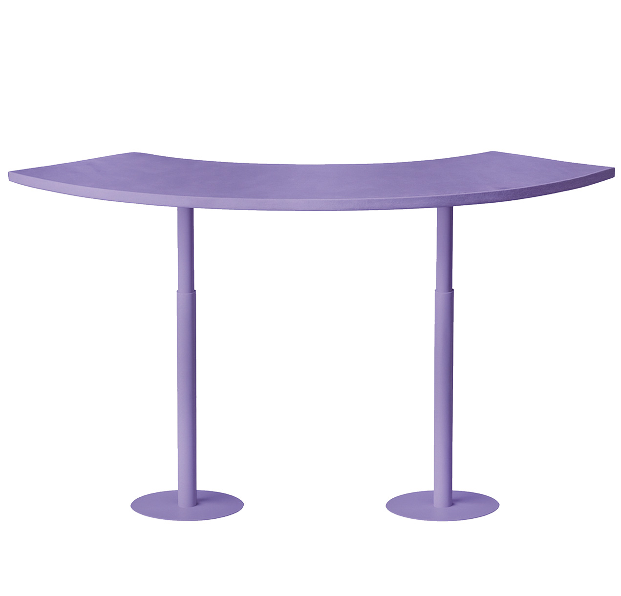 Стол коктейльный Twist Serpent M, violet ice cream+pale orchid (телескопические ноги)  - Фото миниатюра 1